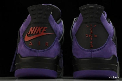 Jordan AJ4-766296 Scott x Travis 4 Purple Air Retro 0808